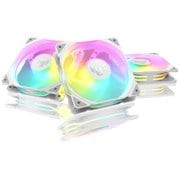 ケースファン 3個パック 通常回転 ホワイトモデル 厚さ28mm TUF Gaming TR120 ARGB Fan