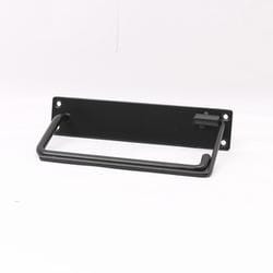 トイレットペーパーホルダー 2WAYタイプ シングル ブラック twowayholders