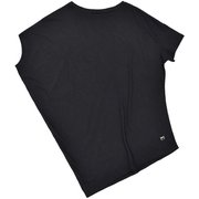 W ヨガルーズTシャツ レディース フィットネス ヨガ シャツ Jet Black Melange(I10) Mサイズ SNW013470N
