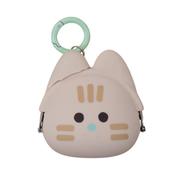 PG-47803 POCHIMI merry（ポチミ メリー） カラビナ付きがまぐちシリコンポーチ キャメルキャット [キャラクターグッズ]