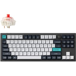 Q3 Max QMK VIA ワイヤレス カスタム・メカニカルキーボード RGB US配列 テンキーレス カーボンブラック Gateron Jupiter スイッチ（ホットスワップ）赤軸 Q3M-M1-US