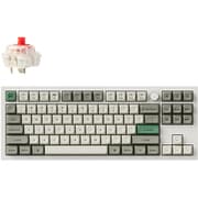 Q3 Max QMK VIA ワイヤレス カスタム・メカニカルキーボード RGB US配列 テンキーレス シェルホワイト Gateron Jupiter スイッチ(ホットスワップ)赤軸 Q3M-P1-US