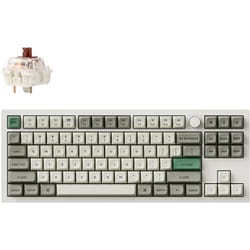 Q3 Max QMK VIA ワイヤレス カスタム・メカニカルキーボード RGB US配列 テンキーレス シェルホワイト Gateron Jupiter スイッチ（ホットスワップ）茶軸 Q3M-P3-US