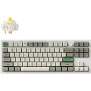 Q3 Max QMK VIA ワイヤレス カスタム・メカニカルキーボード RGB US配列 テンキーレス シェルホワイト Gateron Jupiter スイッチ(ホットスワップ)バナナ軸 Q3M-P4-US