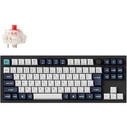 Q3 Max QMK VIA ワイヤレス カスタム・メカニカルキーボード RGB JIS配列 テンキーレス カーボンブラック Gateron Jupiter スイッチ（ホットスワップ）赤軸 Q3M-M1-JIS