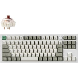 Q3 Max QMK VIA ワイヤレス カスタム・メカニカルキーボード RGB JIS配列 テンキーレス シェルホワイト Gateron Jupiter スイッチ（ホットスワップ）茶軸 Q3M-P3-JIS