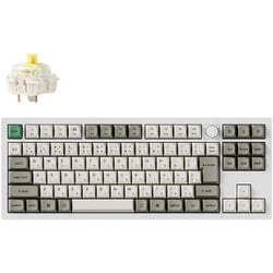 Q3 Max QMK VIA ワイヤレス カスタム・メカニカルキーボード RGB JIS配列 テンキーレス シェルホワイト Gateron Jupiter スイッチ（ホットスワップ）バナナ軸 Q3M-P4-JIS