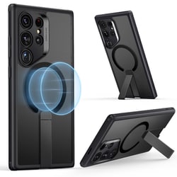Galaxy S24 Ultra 対応ミリタリーグレード キックスタンド付ケース Boost Flickstand Case （HaloLock） for Galaxy S24 Ultra - Frosted Black