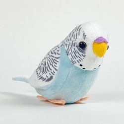 SM042 ぬいぐるみ 100+1 セキセイインコ ブルー [キャラクターグッズ]