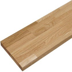 【棚板】無垢の木の収納 tana（タナモノ） オーク材 糸面 幅1200×奥行450×高さ30mm クリア塗装 MTF1200NG4IB