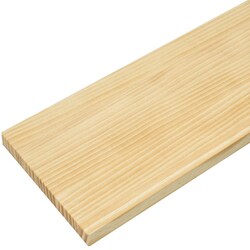 【棚板】無垢の木の収納 tana（タナモノ） ニュージーパイン材 糸面 幅1200×奥行250×高さ18mm ナチュラル色 MTR1200HC1INL