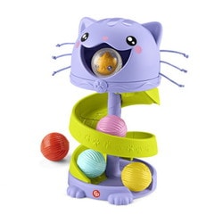 対象年齢：9ヵ月～ HTW92 フィッシャープライス ねこちゃんのパーフェクトタワーボール
