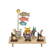 木製玩具 000580 木のホビーキット 季節の行事シリーズ 端牛の節句