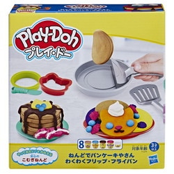 F1279 Play-Doh（プレイ・ドー） ねんどでパンケーキやさん わくわくフリップ・フライパン [対象年齢：3歳～]