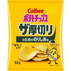 ポテトチップス ザ厚切りのためののりしお味 55g
