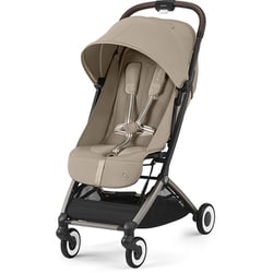 A型ベビーカー 背面式 ORFEO（オルフェオ） 対象月齢：生後1ヵ月～4歳頃まで 体重22kg以下 コンパクト収納 片手開閉 トラベルシステム対応 アーモンドベージュ 2024年モデル 524000345