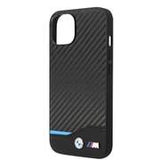 BMHMP14S22NBCK [iPhone 14用 磁気ワイヤレス充電対応 PUカーボン調 背面ケース]