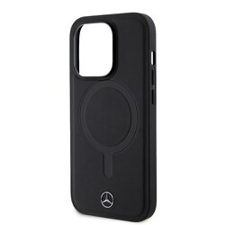 MEHMP14L23RCMK [MERCEDES-BENZ iPhone 14 Pro用 磁気ワイヤレス充電対応 本革 背面ケース]
