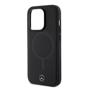 MEHMP14L23RCMK [MERCEDES-BENZ iPhone 14 Pro用 磁気ワイヤレス充電対応 本革 背面ケース]