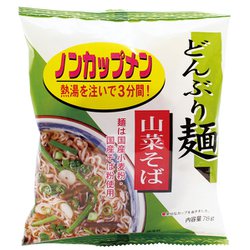 どんぶり麺 山菜そば 78g