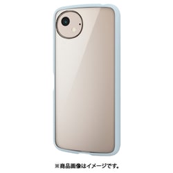 PM-S241TSLFCBU [AQUOS wish4 SH-52E用 ケース ハイブリッド カバー 衝撃吸収 軽量 薄型 カメラレンズ保護設計 ストラップホール付 ストラップホールシート付 TOUGH SLIM LITE ブルー]