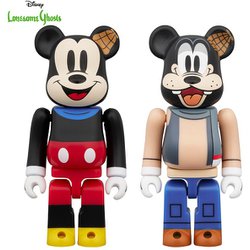 BE＠RBRICK DISNEY MICKEY MOUSE＆GOOFY（Lonesome Ghosts Ver.） 2PCS SET [塗装済完成品フィギュア 全高約70mm]