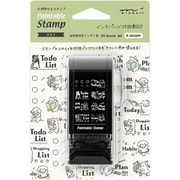 スタンプ 回転印 ダイヤル リスト柄 35579006