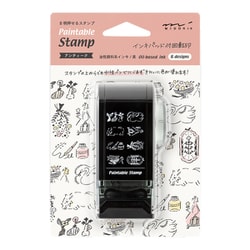 スタンプ 回転印 ダイヤル アンティーク柄 35580006