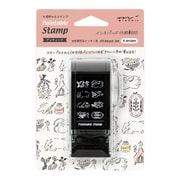 スタンプ 回転印 ダイヤル アンティーク柄 35580006