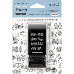 スタンプ 回転印 ダイヤル 北欧柄 35585006