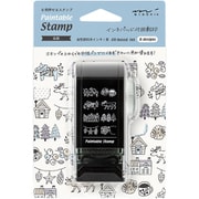 スタンプ 回転印 ダイヤル 北欧柄 35585006