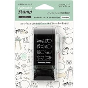 スタンプ 回転印 ダイヤル ふきだし柄 35586006
