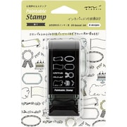 スタンプ 回転印 ダイヤル 飾り柄 35587006