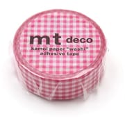 マスキングテープ mt 1P 細かいギンガムチェック・ピンク MT01D564