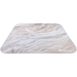 フロアマット ZONA Quattro Floor Pad White Marble 116cm×116cm 大理石調白 ホワイト＆マーブル AZ-ZONA-QTRO-WTM