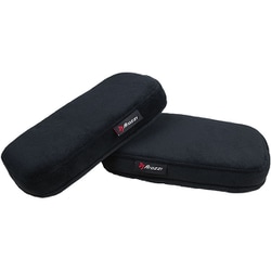 低反発アームレストカバー Memory Foam Armrest Pads Black 汎用タイプ アームレストカバー ブラック AZ-MFPAD