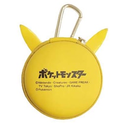 ポケモン　ポケモンセンター　ピカチュウ　本革ミニラウンドポーチ　コインケース 本革ミニラウンドポーチ ピカチュウ ｜【公式】ポケモンセンター
