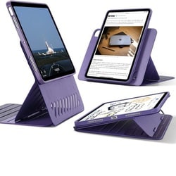iPad Air 11インチ（M3/M2、2025/2024） iPad Air 第5/4世代（2022/2020）専用 着脱可能マグネットカバー付き回転式ケース ESR Shift Magnetic iPad Air 11 M2 - Purple