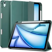 iPad Air 11インチ(M3/M2、2025/2024) iPad Air 第5/4世代(2022/2020)専用 ペンシルホルダー搭載 全面保護ケース ESR Rebound Pencil iPad Air 11 M2 - Forest Green