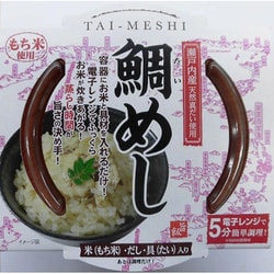 レンジで簡単調理 鯛めし