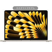 MacBook Air 15インチ M3チップ（8コアCPU、10コアGPU）/16GBユニファイドメモリ/SSD 1TB/デュアルUSB-Cポート搭載35Wコンパクト電源アダプタ/Touch ID搭載バックライトMagic Keyboard - 日本語（JIS）/カスタマイズモデル（CTO） スターライト Z1GF00034