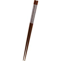 塗箸 22.5cm 食洗対応 日本製 マーブルグレー LA-165