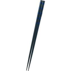 塗箸 22.5cm 食洗対応 日本製 スレッドネイビー LA-173