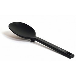 TOUCH st 丸型スプーン シリコーン製 先が付かない 食洗機対応 耐熱温度230度 ブラック G-5106