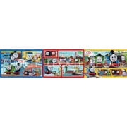 24-205 ステップパノラマパズル きかんしゃトーマス たのしいまいにち [ジグソーパズル 8+12+16ピース]