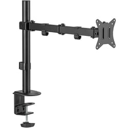 1画面 ロングモニターアーム 4軸タイプ 17～32インチ対応 GH-AMEN1L-BK
