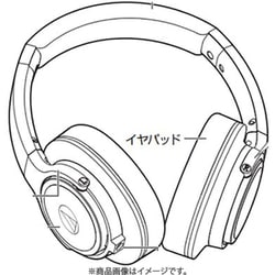 ATH-SR50用 交換イヤパッド 左右1セット HP-SR50