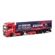 HE317771 1/87 MAN TGX GX カーテンキャンバス セミトレーラー KELPIN/Wir bewegen Deutschland [ダイキャストミニカー]
