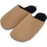 AAAA1119BR [JyabJyab 洗って絞れる抗菌スリッパ ソフト M 約23.0cm～24.5cm ブラウン]