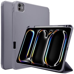 iPad Pro（M4） 11インチ ケース 手帳型 スタンド機能 スリープ機能対応 シンプル パープル 8035IPP11BPU